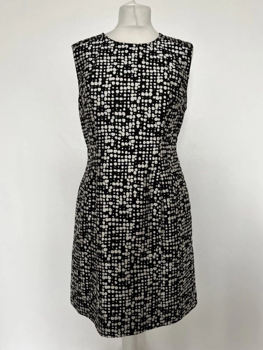 Black and silver "blowhole" lamp-style dress